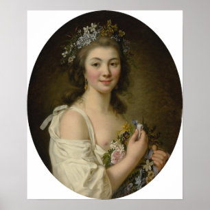 Lemoine - Portrait Of Madame Genlis Poster