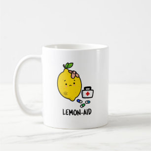 Lemon-aid Funny First Aid Lemon Pun  Coffee Mug