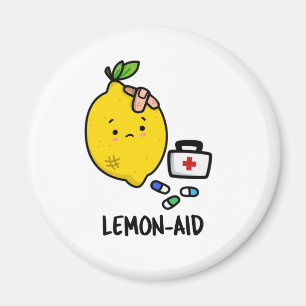 Lemon-aid Funny First Aid Lemon Pun  Magnet