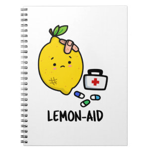 Lemon-aid Funny First Aid Lemon Pun Notebook