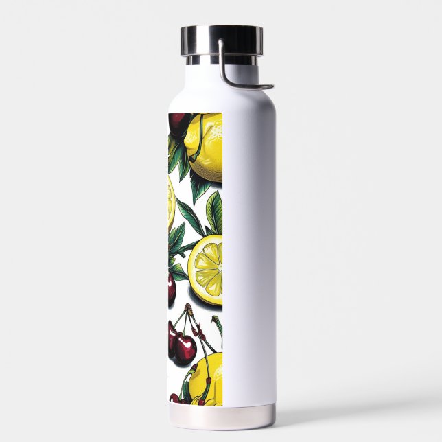 Lemon and cherry fresh duo water bottle (Left)