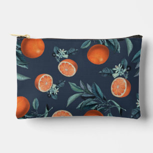Lemon and Leaf Pattern VI Accessory Pouch
