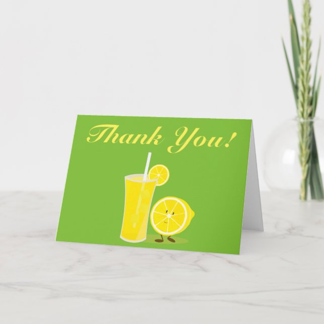 Lemon and lemonade thank you (Front)