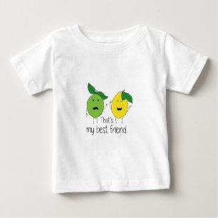 Lemon and Lime Best Friends Baby T-Shirt