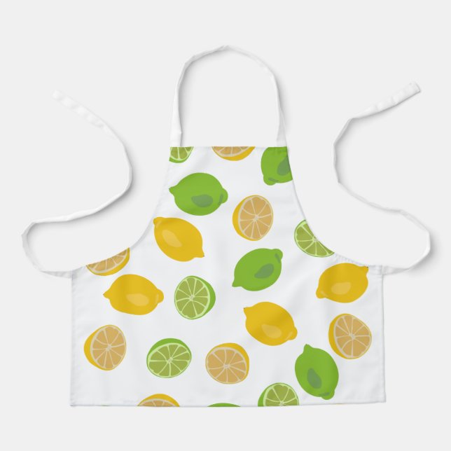 Lemon and Lime Pattern Apron (Front)