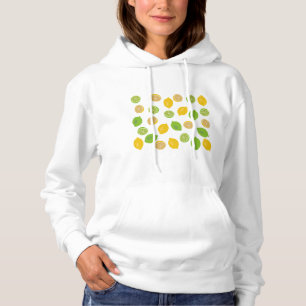 Lemon and Lime Pattern Hoodie