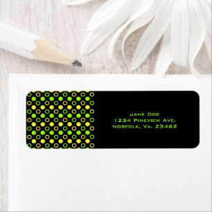 Lemon And Lime Rings And Polka Dots