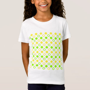 Lemon And Lime Rings And Polka Dots by STaylor T-Shirt
