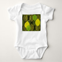 Lemon and lime seamless pattern.
