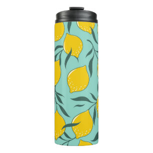 Lemon Art Fashion Abstract Seamless Thermal Tumbler