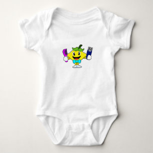 Lemon as Hairdresser with Comb & Razor Baby Bodysuit