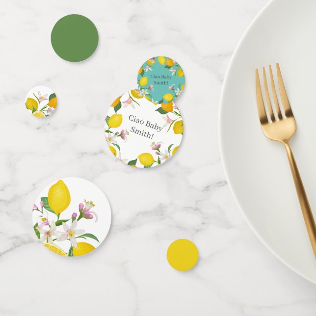 Lemon Baby Shower, Ciao Baby, Italian Theme  Confetti (Group)