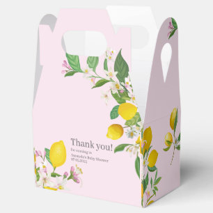 Lemon Baby Shower, Ciao Baby, Italian Theme  Favour Box
