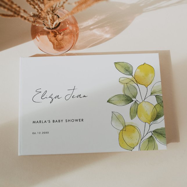 Lemon Baby Shower Guest Book (Creator Uploaded)