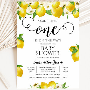 Lemon Baby Shower Invitation
