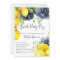 Lemon Baby Shower Invitation for Baby Boy