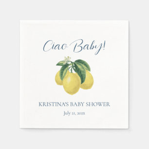 LEMON Baby Shower Paper Napkin