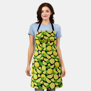 Lemon Background Apron