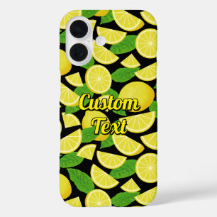 Lemon Background iPhone 16 Case