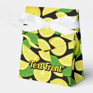 Lemon Background Favour Box