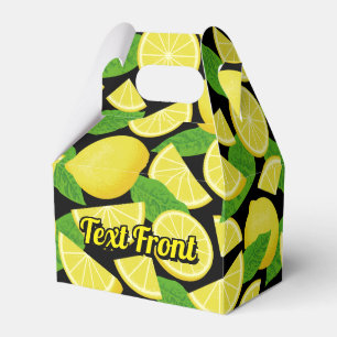 Lemon Background Favour Box