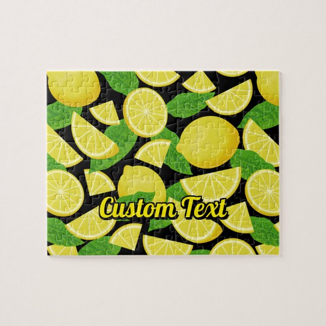 Lemon Background Jigsaw Puzzle (Horizontal)