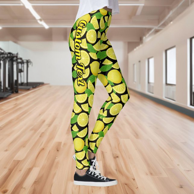 Lemon Background Leggings (Creator Uploaded)