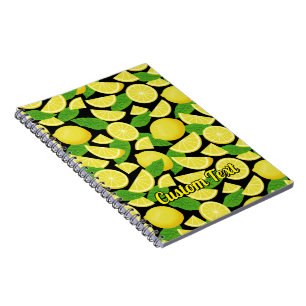 Lemon Background Notebook