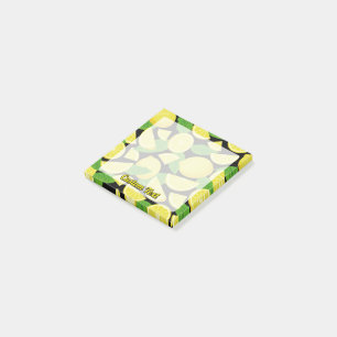 Lemon Background Post-it Notes