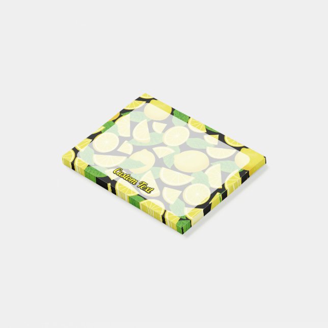 Lemon Background Post-it Notes (Angled)