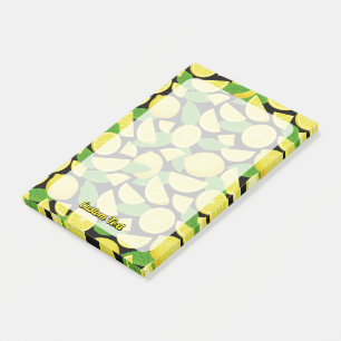 Lemon Background Post-it Notes