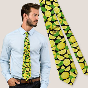 Lemon Background Tie