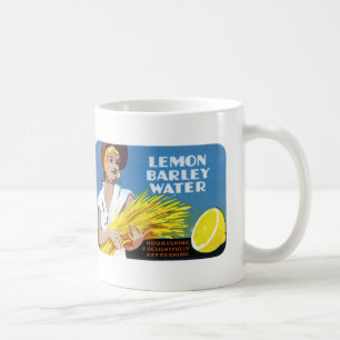 Lemon Barley Water Label Coffee Mug