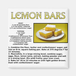 Lemon Bars Magnet