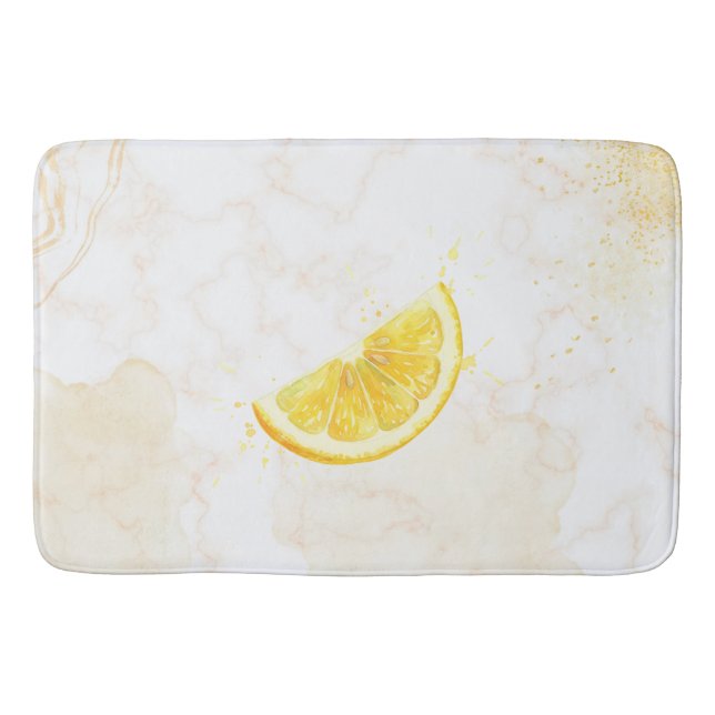 Lemon Bath Mat (Front)