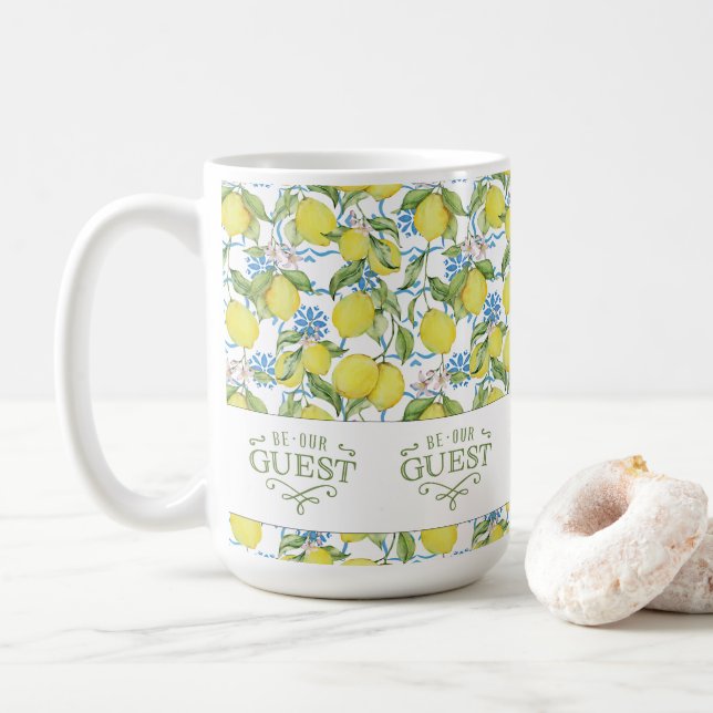 Lemon Be Our Guest Mug (With Donut)
