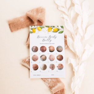 Lemon Beer or Baby Belly Baby Shower Game 