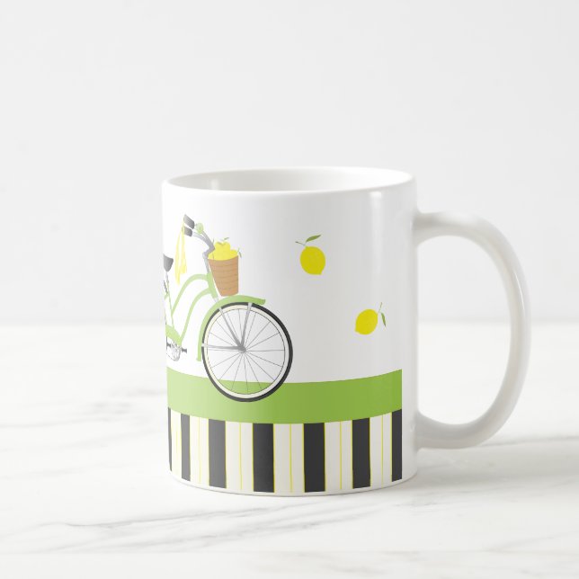 Lemon Bicycle Coffee Mug (Right)