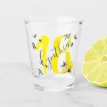 Lemon Birthday Gift | 18th | 21st | 40th | 50th Sh Shot Glass<br><div class="desc">The clear personalised name and age shot glass makes for the perfect birthday keepsake gift or party favour!!</div>