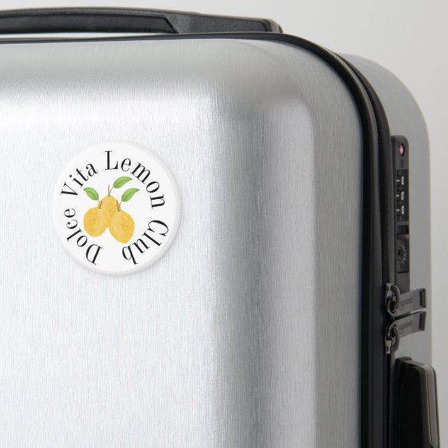 Lemon Bloom Collection Magnet (In Situ (Luggage))