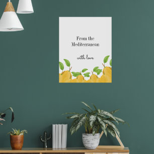 Lemon Bloom Collection  Poster