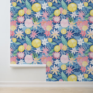 Lemon Blossom Pastels Wallpaper