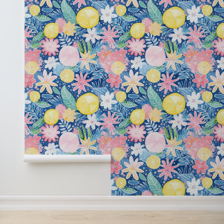 Lemon Blossom Pastels Wallpaper