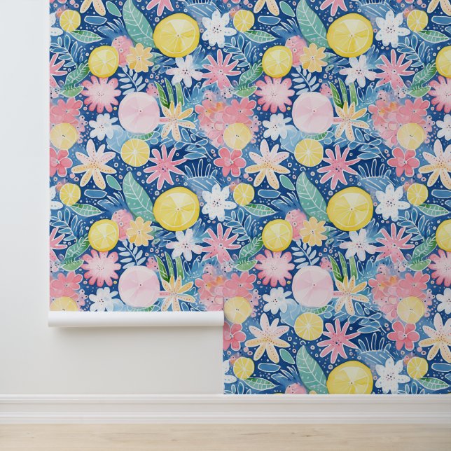 Lemon Blossom Pastels Wallpaper (Application)