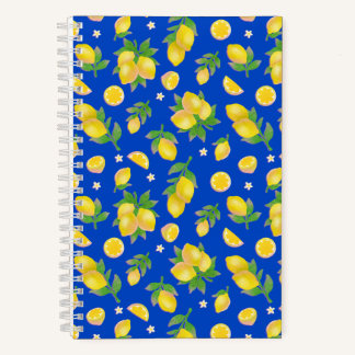 Lemon Blue Notebook