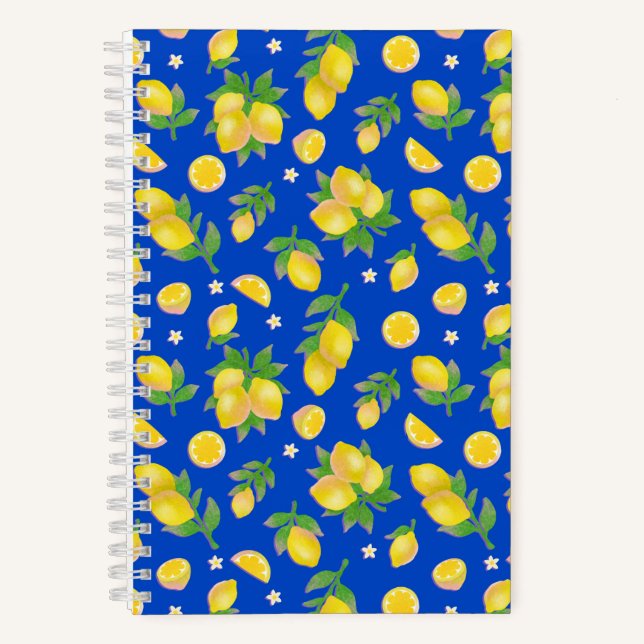Lemon Blue Notebook (Front)