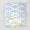 Lemon Blue Tile Party Favour Tag