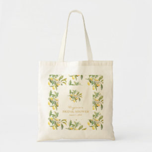 Lemon Botanical Tote Bag