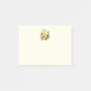 Lemon Bouquet with White Blossoms Post-it Notes