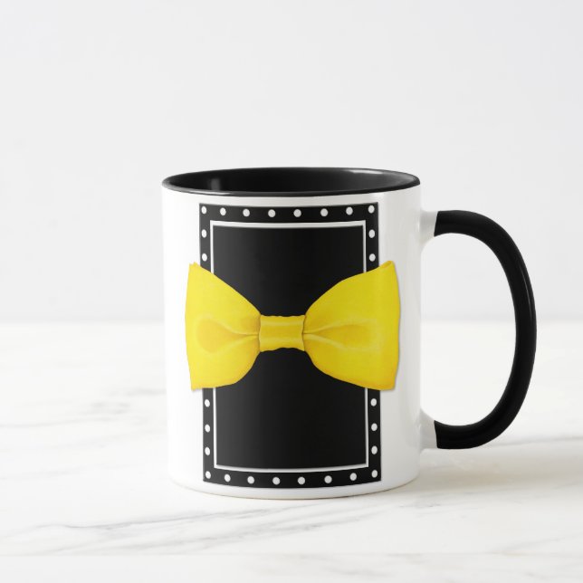 Lemon Bowtie Mug (Right)